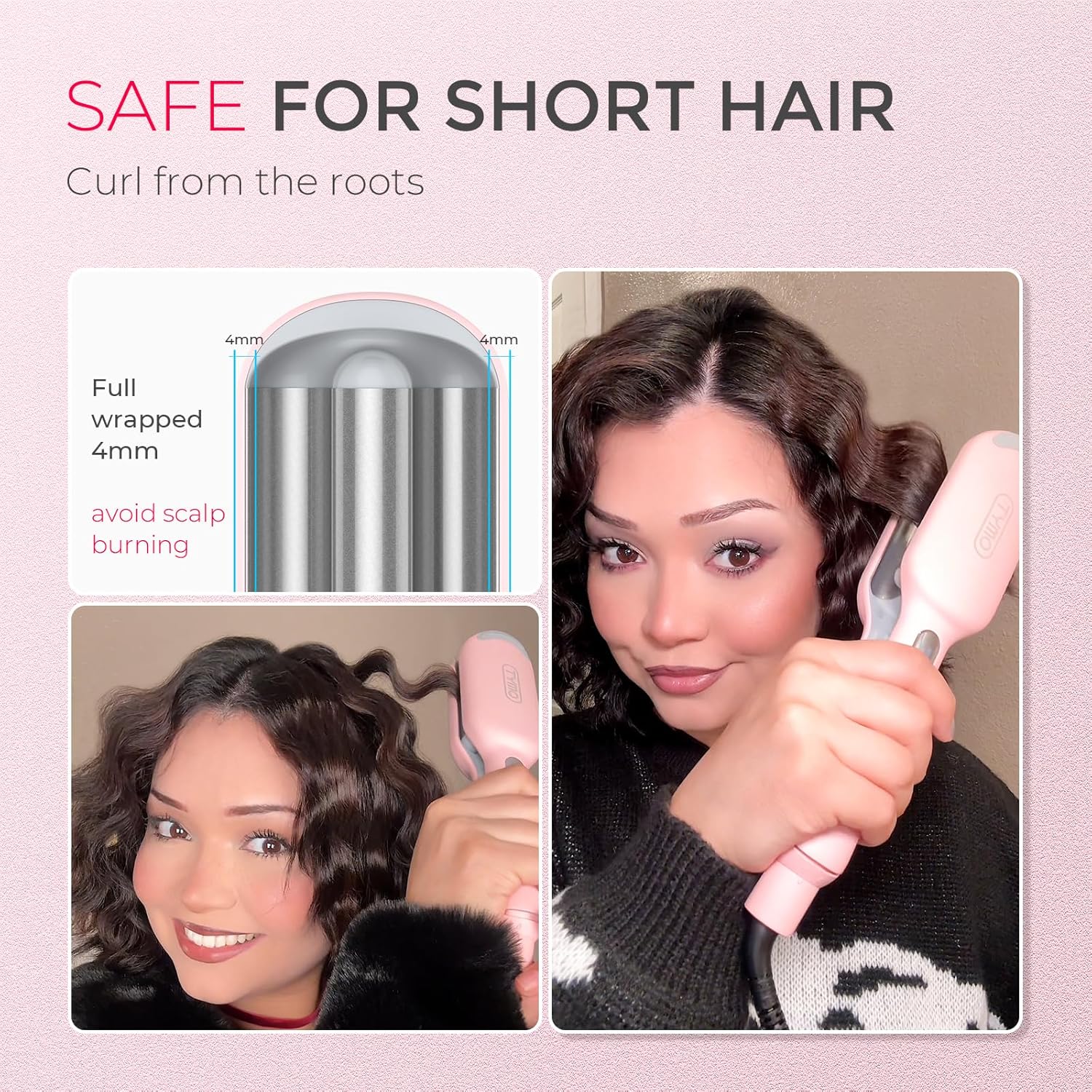 Pro Beach Wave Curler Wand